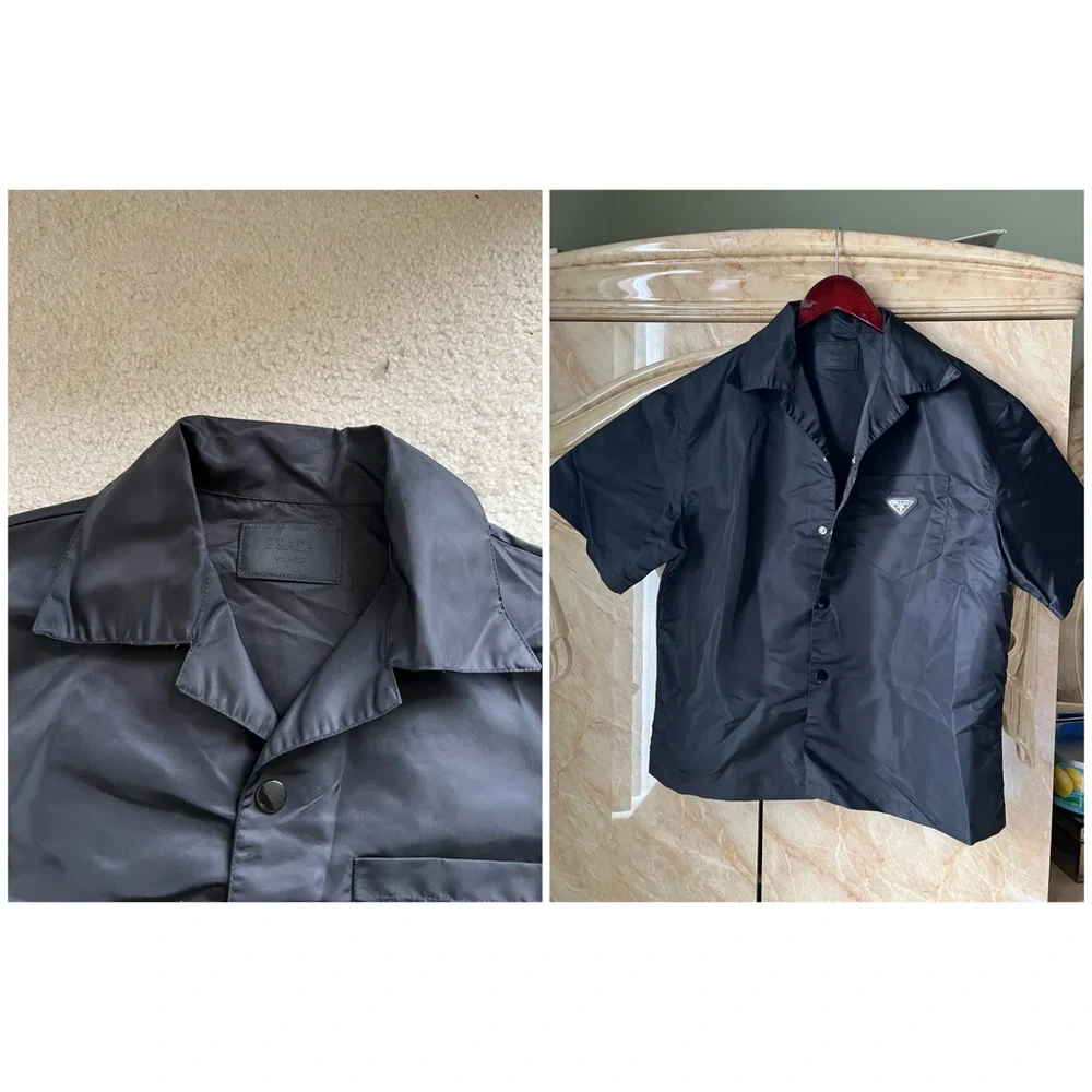 Prada Elegant Black bottom down Shirt - Picture 5 of 8